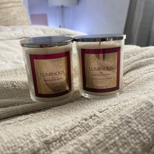 🌕BBW Luminous single wick candles!🌕